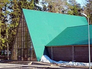 Каркасний будинок курінь на пальовій фундаменті (курінь) Каркасний будинок курінь на пальовій фундаменті