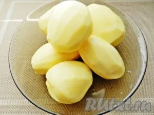Картопля фрі в духовці з білком - готуємо покроково з фото