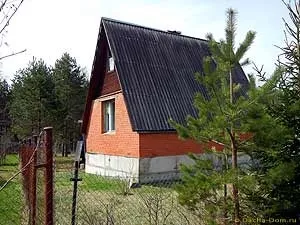 Каркасний будинок курінь на пальовій фундаменті (палі) Каркасний будинок курінь на пальовій фундаменті