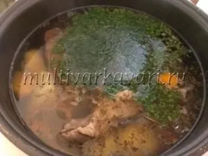 Картопляний суп в мультиварці рецепт приготування з фото (мультиварці) Картопляний суп в мультиварці рецепт приготування з фото