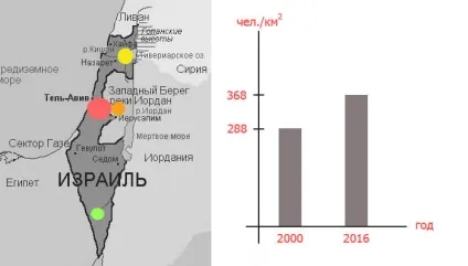 Карта ізраїлю російською мовою, детальна з містами і дорогами (містами) Карта ізраїлю російською мовою, детальна з містами і дорогами