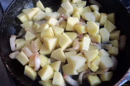 Картопля смажена зі шкварками рецепт з фото (шкварками) Картопля смажена зі шкварками рецепт з фото