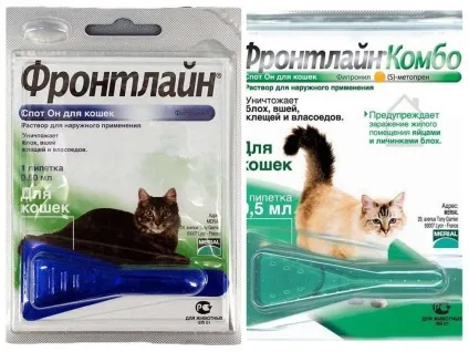 Краплі Фронтлайн від бліх для котів відгуки та інструкція