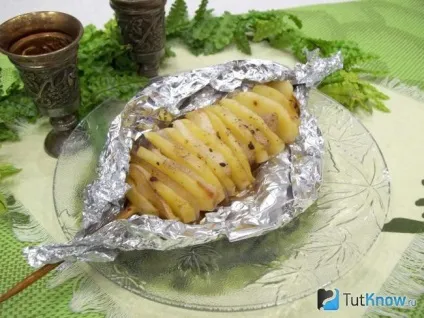 Картопляний шашлик з салом рецепт в духовці (картопляний шашлик) Картопляний шашлик з салом рецепт в духовці