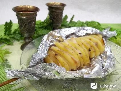 Картопляний шашлик з салом рецепт в духовці (картопля з салом) Картопляний шашлик з салом рецепт в духовці