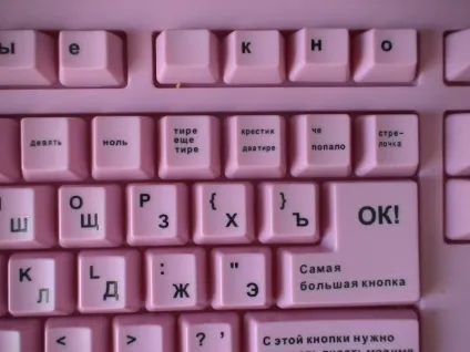 Клавіатура для блондинок, гіпертаблоід редактора удікова