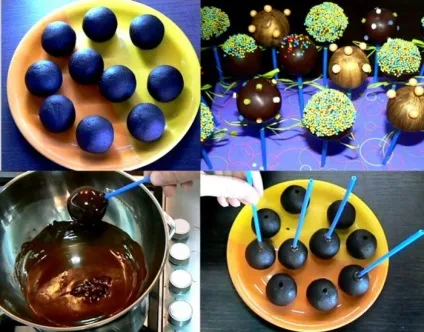 Кейк-попси (cake pops) - покрокові фото і відео рецепти (кейк-попси (cake pops) покрокові фото і відео рецепти) Кейк-попси (cake pops) - покрокові фото і відео рецепти