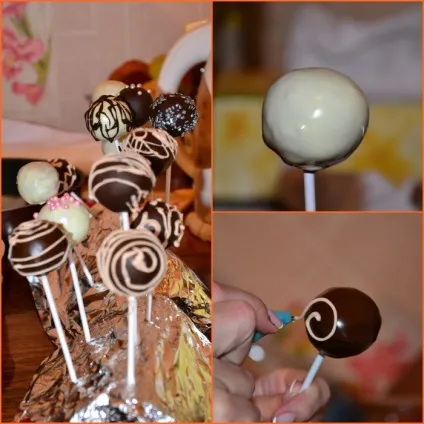 Кейк-попси (cake pops) - покрокові фото і відео рецепти (pops) Кейк-попси (cake pops) - покрокові фото і відео рецепти