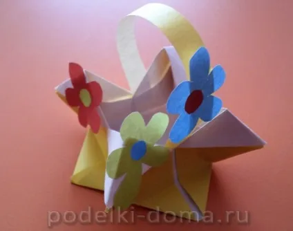 Кошик з паперу, коробочка ідей і майстер-класів (кошичок) Кошик з паперу, коробочка ідей і майстер-класів