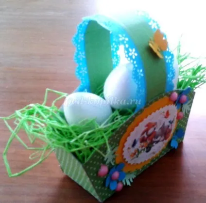 Кошик до великодня з паперу своїми руками (клас покроковими фото) Кошик до великодня з паперу своїми руками