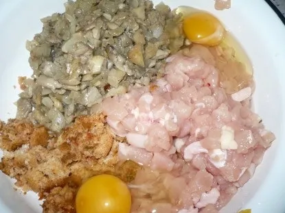 Котлети з курки і грибів (курки) Котлети з курки і грибів