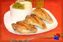 Крильця курячі в рукаві