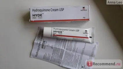 Крем відбілюючий menarini hyde hydroquinone cream - «як позбутися від пігментних плям і веснянок (menarini) Крем відбілюючий menarini hyde hydroquinone cream - «як позбутися від пігментних плям і веснянок