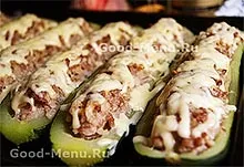 Фаршировані кабачки в духовці - рецепт з покроковими фото