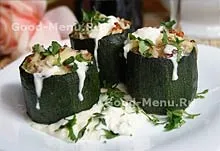 Фаршировані кабачки в духовці - рецепт з покроковими фото