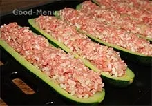 Фаршировані кабачки в духовці - рецепт з покроковими фото