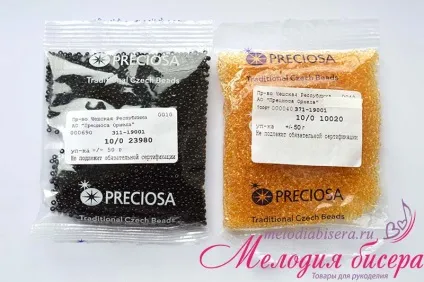 Чеський бісер preciosa 1 і 2 сорт