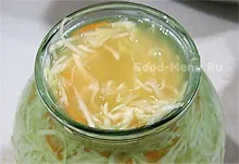 Квашена капуста швидкого приготування - рецепт з покроковими фото
