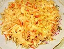 Квашена капуста швидкого приготування - рецепт з покроковими фото