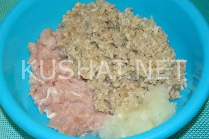Курячі котлети з грибами (курячі котлети з грибами) Курячі котлети з грибами