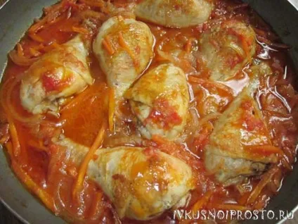 Курячі ніжки на сковороді - покроковий рецепт з фото, і смачно і просто
