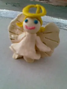 Ліплення з пластиліну ангела, мій малюк (ангел) Ліплення з пластиліну ангела, мій малюк