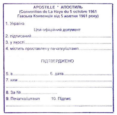 Легалізація та апостиль (апостиль) Легалізація та апостиль