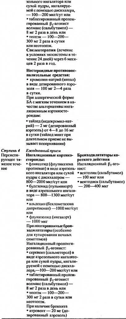 Легка персистуюча бронхіальна астма
