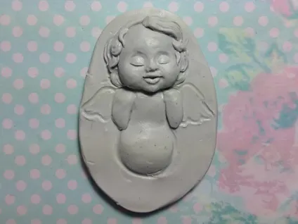 Ліпимо милого хлопчика-ангела - ярмарок майстрів - ручна робота, handmade (кулон) Ліпимо милого хлопчика-ангела - ярмарок майстрів - ручна робота, handmade
