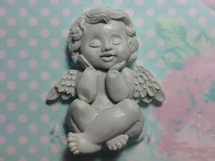 Ліпимо милого хлопчика-ангела - ярмарок майстрів - ручна робота, handmade (силіконові кисті) Ліпимо милого хлопчика-ангела - ярмарок майстрів - ручна робота, handmade