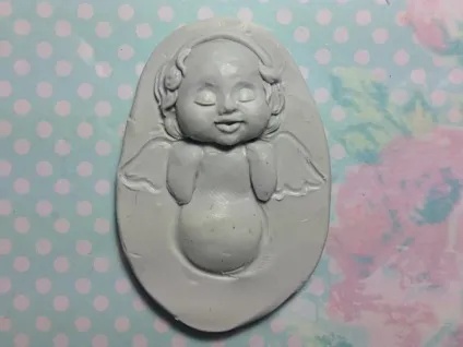 Ліпимо милого хлопчика-ангела - ярмарок майстрів - ручна робота, handmade (полімерна глина) Ліпимо милого хлопчика-ангела - ярмарок майстрів - ручна робота, handmade