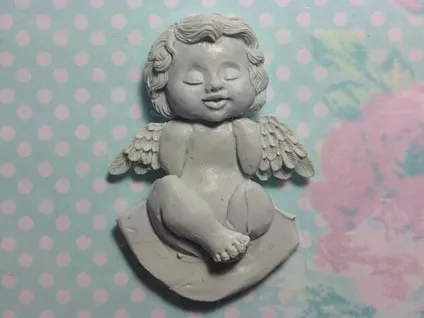 Ліпимо милого хлопчика-ангела - ярмарок майстрів - ручна робота, handmade (людина) Ліпимо милого хлопчика-ангела - ярмарок майстрів - ручна робота, handmade