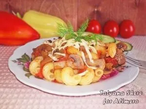 Макарони з грибами і помідорами (макарони з грибами) Макарони з грибами і помідорами