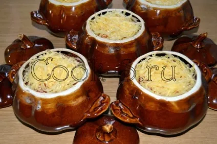 Макарони з м'ясом в горщику - покроковий рецепт з фото, різне (макарони з м'ясом в горщику рецепт з фото) Макарони з м'ясом в горщику - покроковий рецепт з фото, різний