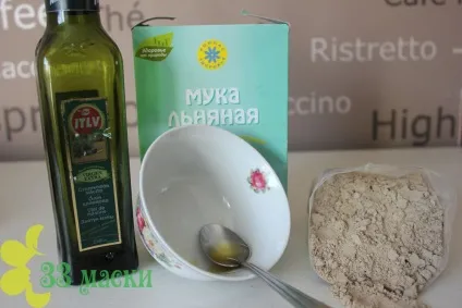 Маска для обличчя з льняної муки народний рецепт краси, 33 маски (маска) Маска для обличчя з льняної муки народний рецепт краси, 33 маски