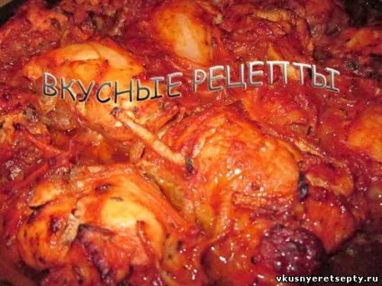 Маринована курка в духовці - рецепт з фото, смачні рецепти