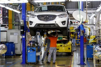 Mazda по-Владивостоцького як виробляють кросовери і седани на автозаводі sollers (PrimaMedia Олександр Хитров) Mazda по-Владивостоцького як виробляють кросовери і седани на автозаводі sollers