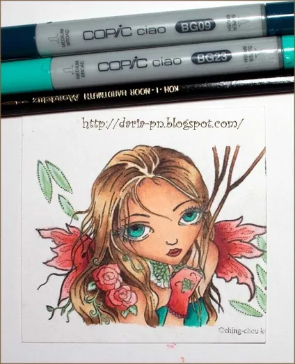 Майстер-клас розфарбовування маркерами copic - i love scrap (є прозорий маркер) Майстер-клас розфарбовування маркерами copic - i love scrap