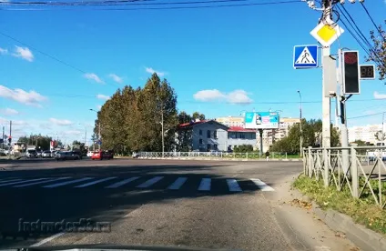 Місце зупинки при заборонному сигналі світлофора, інструктор 53 (зупинки) Місце зупинки при заборонному сигналі світлофора, інструктор 53