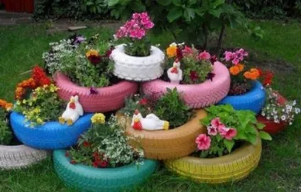 Багатоярусні клумби своїми руками (клумби) Багатоярусні клумби своїми руками