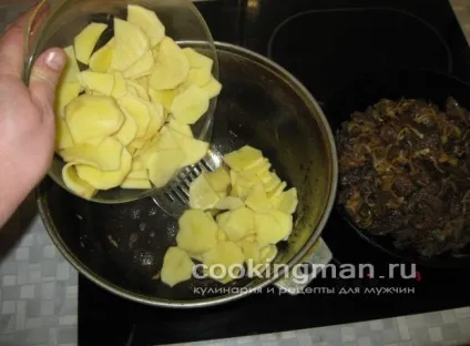 М'ясо смажене з картоплею і овочами - кулінарія для чоловіків (яловичина смажена з картоплею) М'ясо смажене з картоплею і овочами - кулінарія для чоловіків