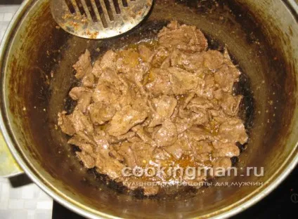М'ясо смажене з картоплею і овочами - кулінарія для чоловіків (м'ясо смажене) М'ясо смажене з картоплею і овочами - кулінарія для чоловіків