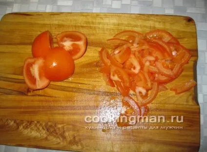 М'ясо смажене з картоплею і овочами - кулінарія для чоловіків (м'яса смаженого картоплею) М'ясо смажене з картоплею і овочами - кулінарія для чоловіків