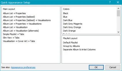 Налаштування foobar2000