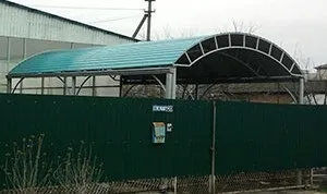 Навісу з профнастилу своїми руками технологія монтажу (навісу) Навісу з профнастилу своїми руками технологія монтажу