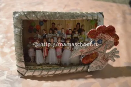 Новорічна фоторамка своїми руками на рік півня (своїми) Новорічна фоторамка своїми руками на рік півня