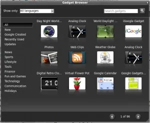 Огляд систем управління гаджетами в ubuntu gdesklets, google gadgets і screenlets - убунтізм для