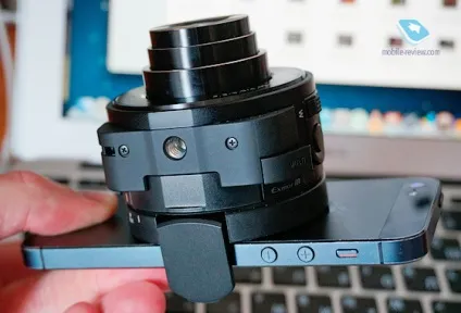 Огляд об'єктива sony dsc-qx10 (встановлена карта пам'яті) Огляд об'єктива sony dsc-qx10
