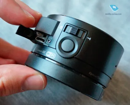Огляд об'єктива sony dsc-qx10 (встановлена карта пам'яті) Огляд об'єктива sony dsc-qx10