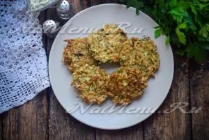 Оладки з кабачків без борошна, рецепт з фото (рецепт) Оладки з кабачків без борошна, рецепт з фото